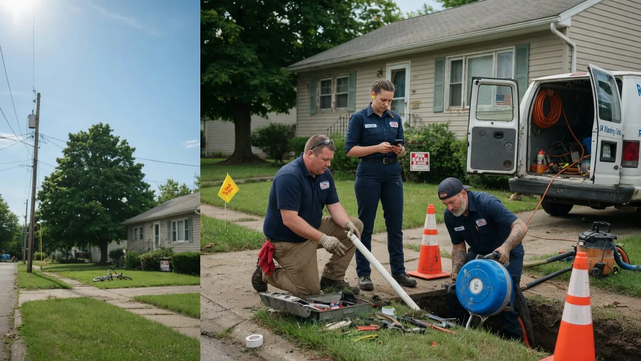 Sewer Line Repair in Wingett Run, OH near me